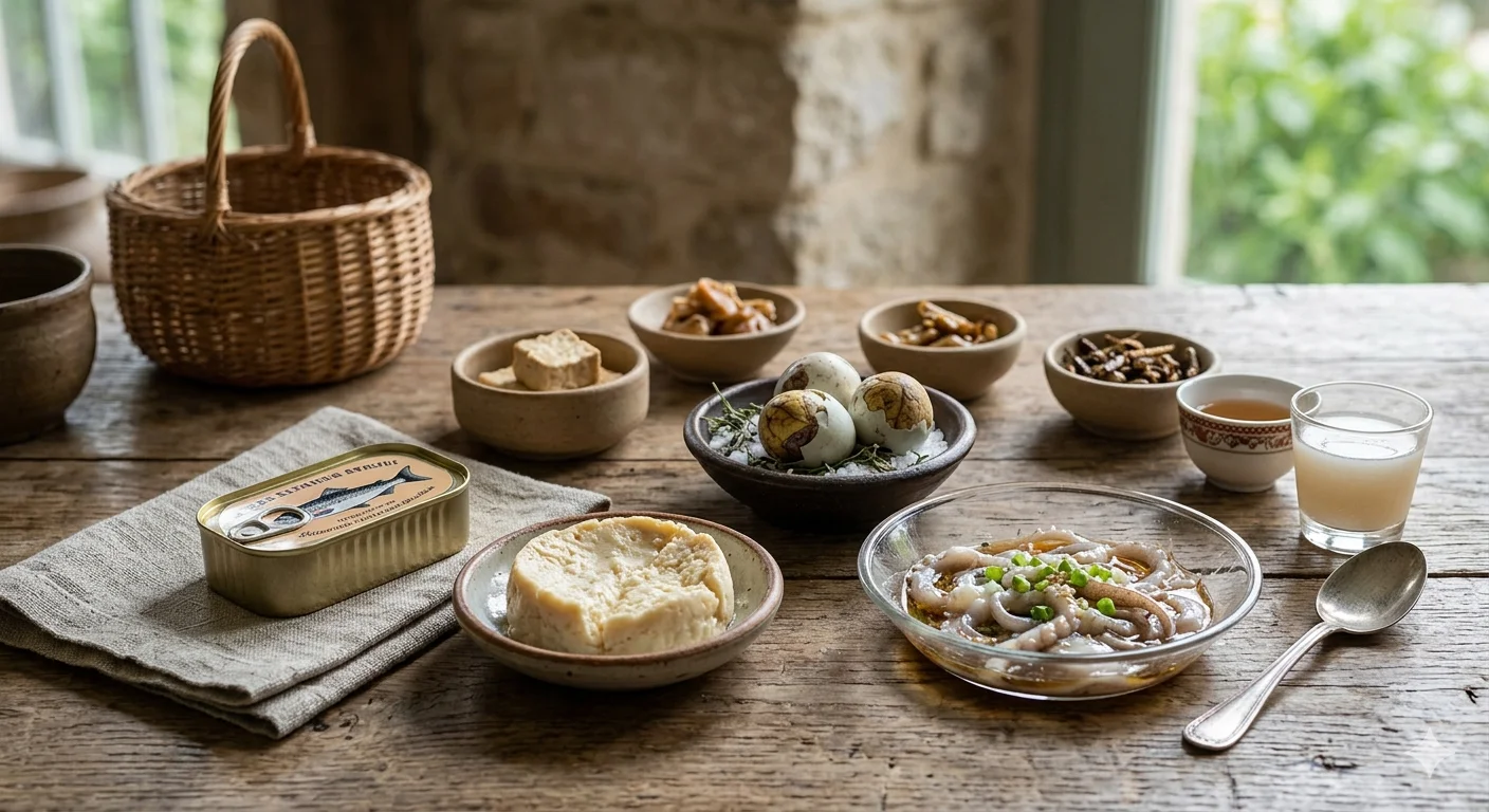 10 самых необычных блюд мира: от сыра с личинками до яиц в моче