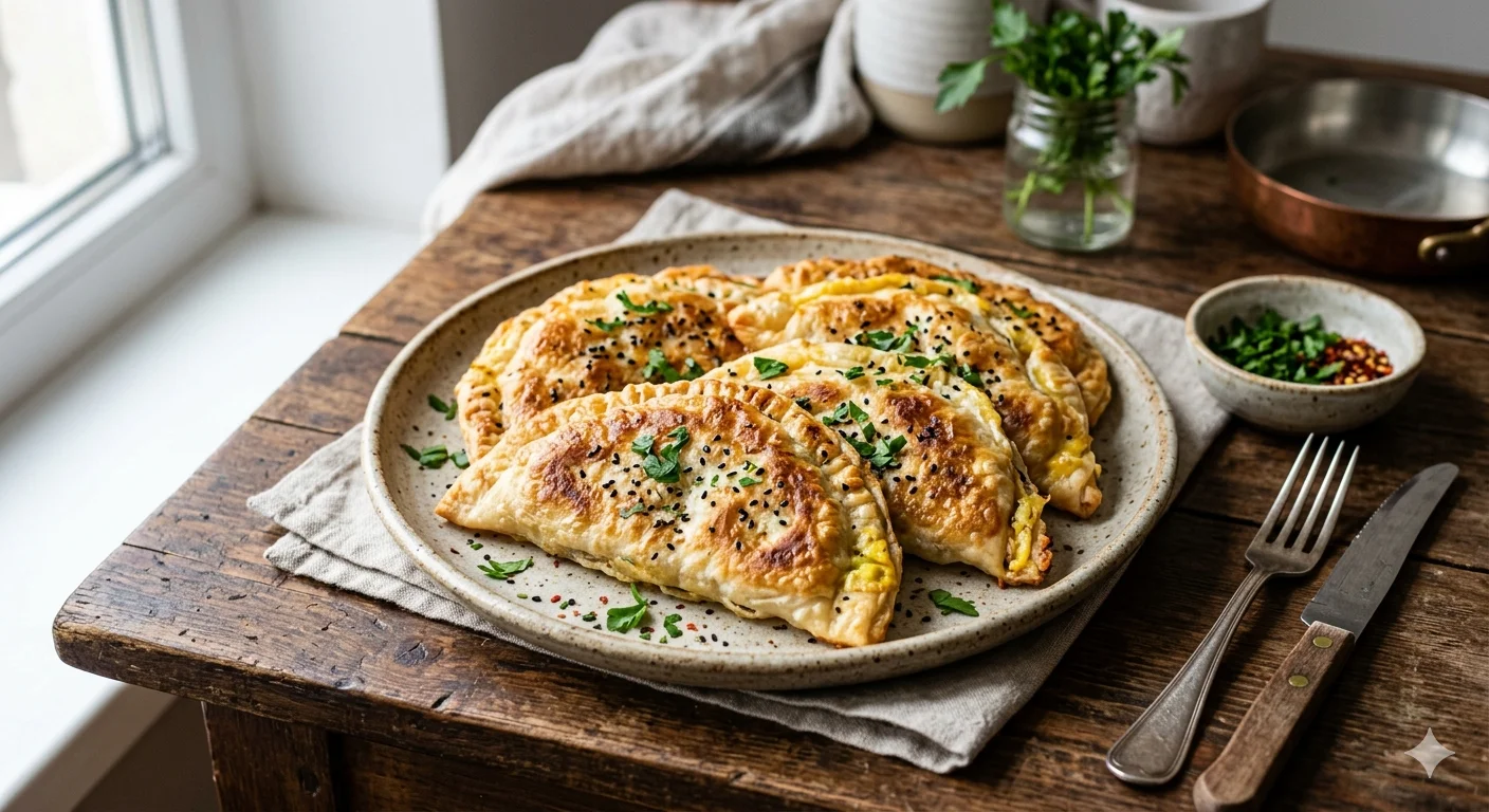 Бёреки с яичной начинкой: бюджетный рецепт турецких пирожков из пресного теста